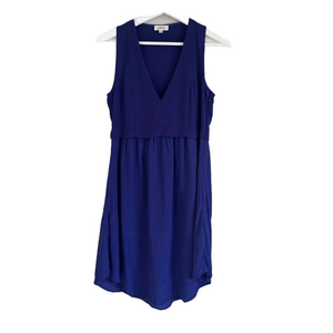 Aritzia Wilfred Vibrant Purple Mini Silk Lightweight Dress size 2